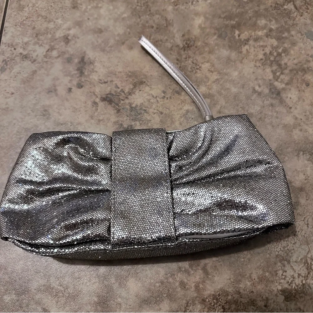 NWOT Victorias Secret Silver Wristlet